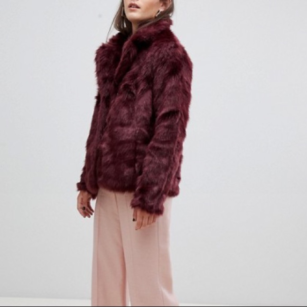 ASOS Faux Fur Coat - Picture 2 of 7